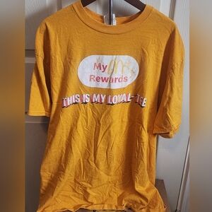 Authentic McDonald's Crew short-sleeved t-shirt, size Large